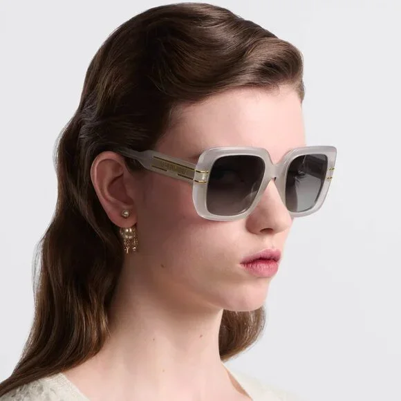 Dior DIORSIGNATURE S11F 78A1 Square Sunglasses - Brown/Grey - Picture 6 of 11